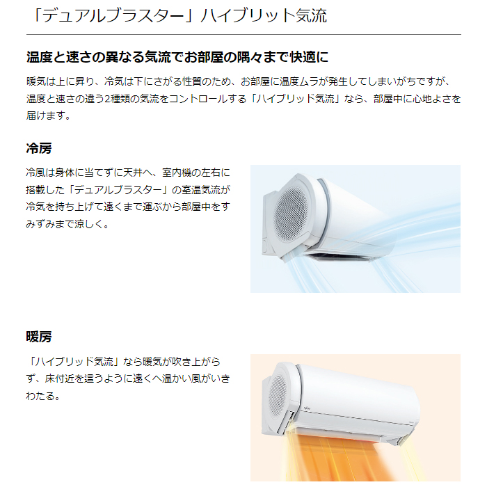 【本体のみ】富士通ゼネラル ノクリア Xシリーズ AS-X405S2W 14畳用 ルームエアコン 単相200V