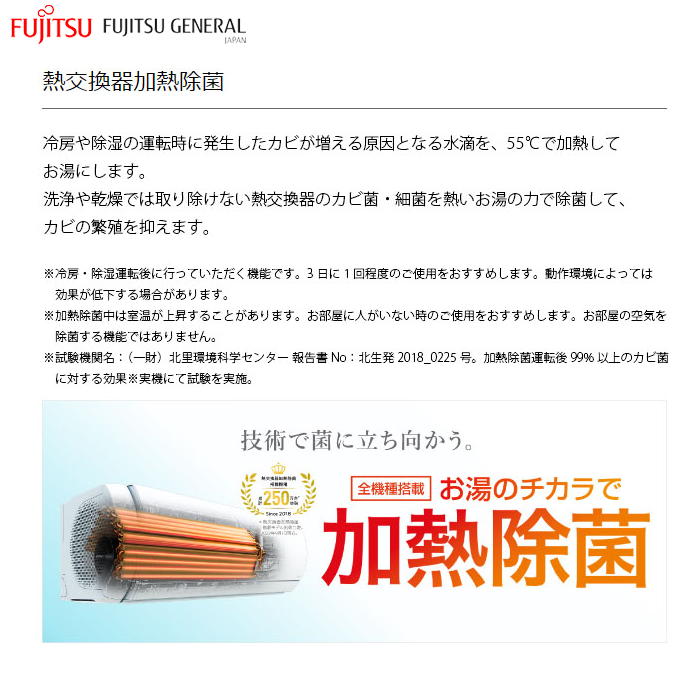 【本体のみ】富士通ゼネラル ノクリア ZNシリーズ AS-ZN565S2W 18畳用 ルームエアコン 単相200V
