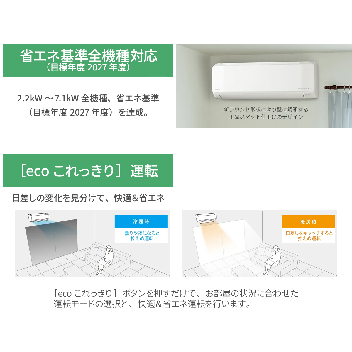 【本体のみ】日立 白くまくん RAS-ER6326D-W 20畳用 ルームエアコン 2026年モデル Eシリーズ 単相200V スターホワイト