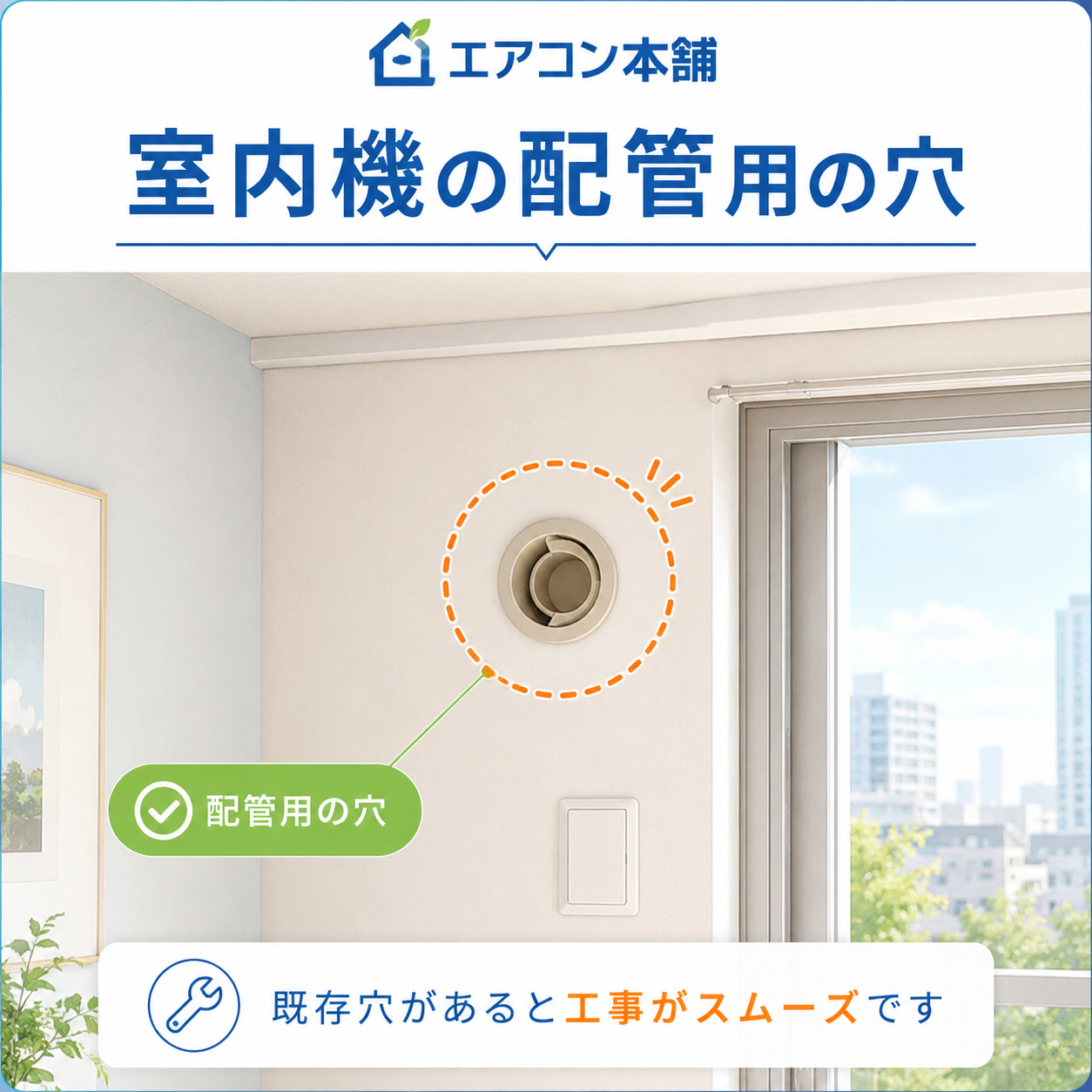 穴あけ工事